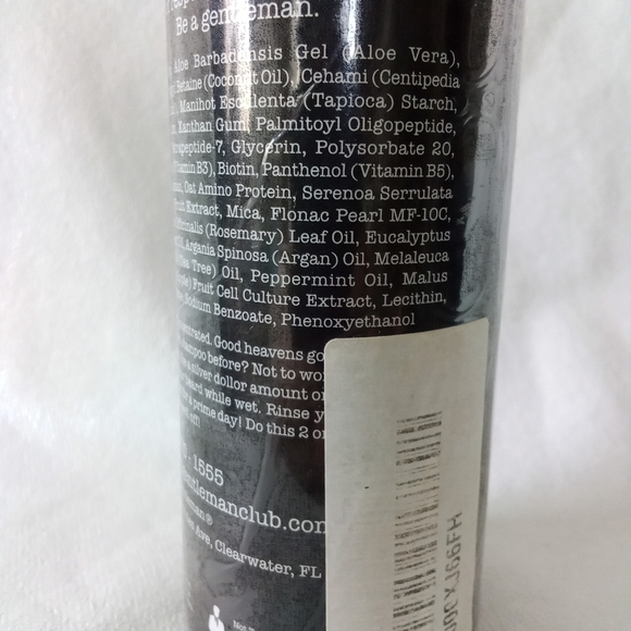 Beard Shampoo 8oz Bottle Polished Gentleman - Picture 6 of 8